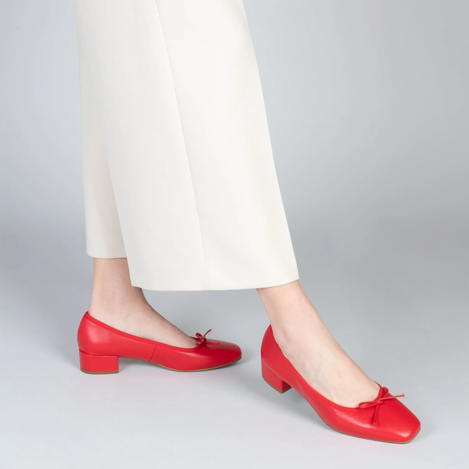 OPÉRA – Ballerines à Talon ROUGE – Image 6