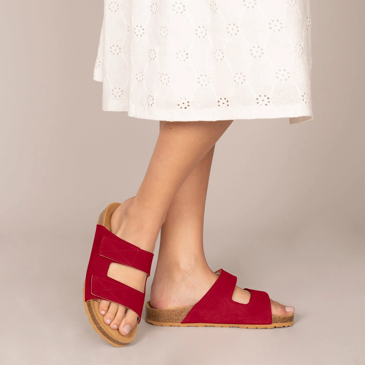 PALMERA - Mules ROUGE Bio – Image 6