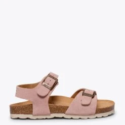 GLACE - Sandales Fille ROSE BIO Avec Boucle