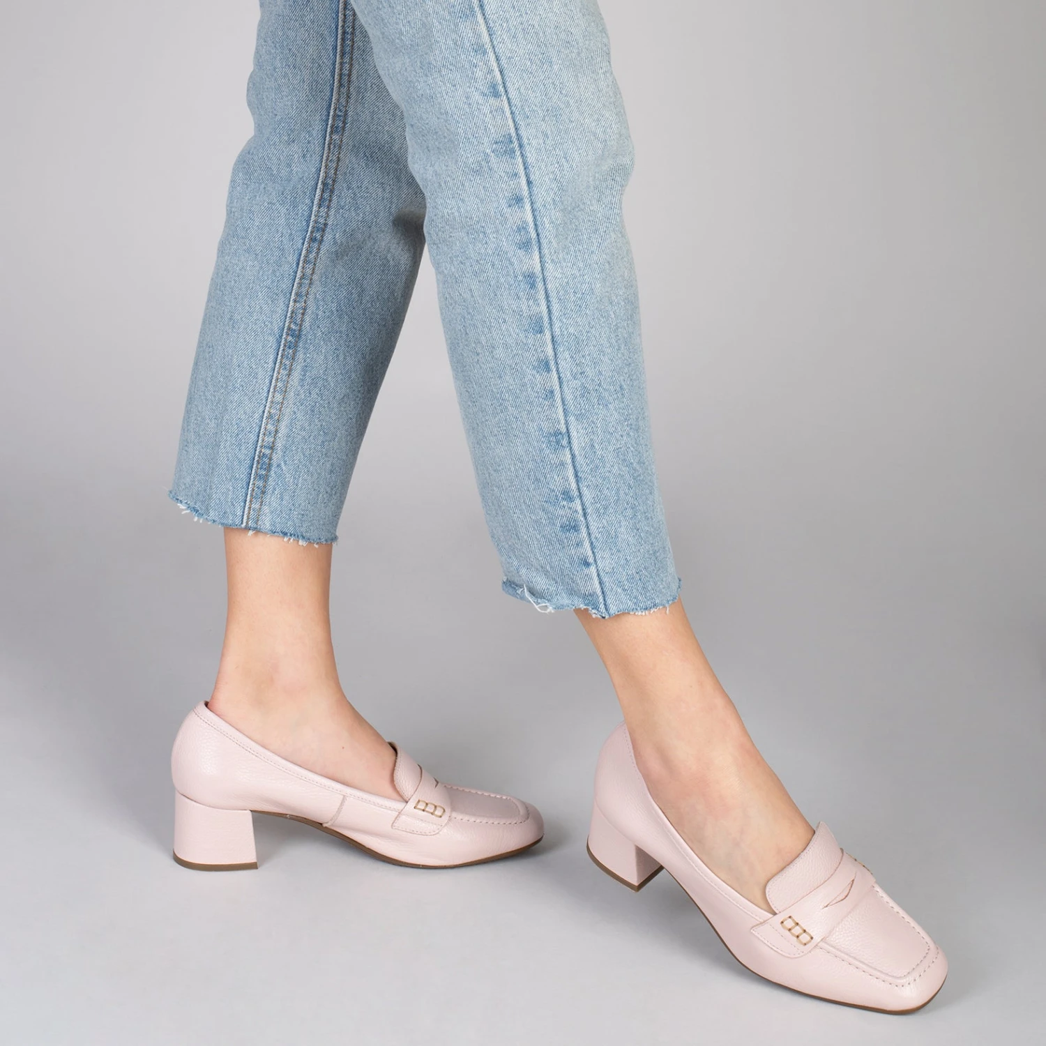 ANTIFAZ – Mocassins Avec Masque à Talon Pour Femme ROSE – Image 6