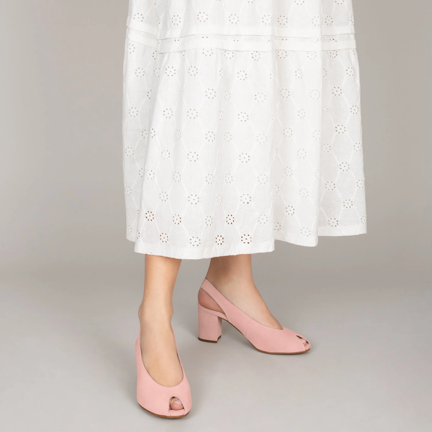 WOMAN - Chaussures Sans Talon Peep-toe ROSE – Image 6