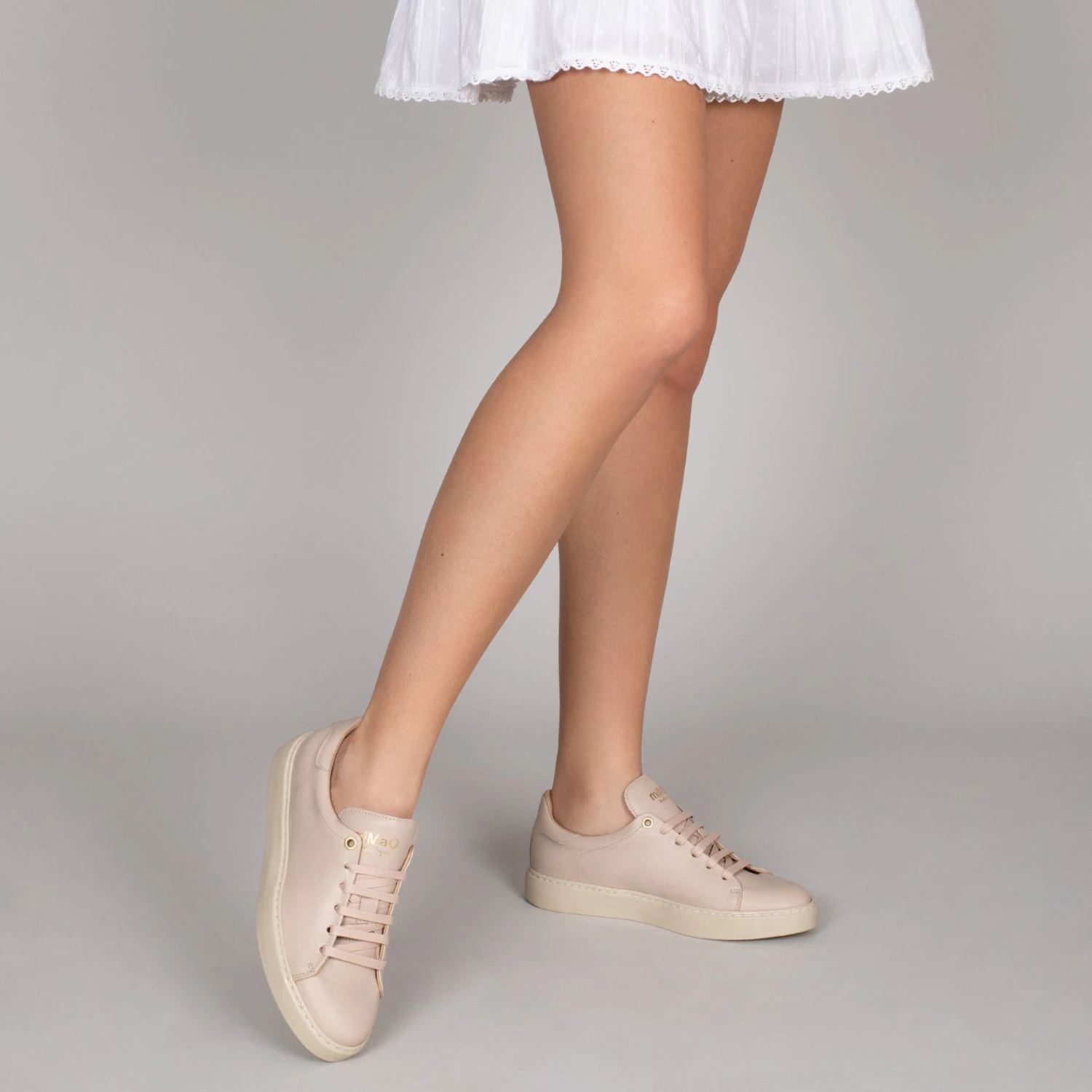 SKATE - Baskets NUDE Casual En Cuir – Image 6