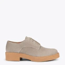 BLUCHER - Chaussures Ă Lacets Pour Femmes TAUPE