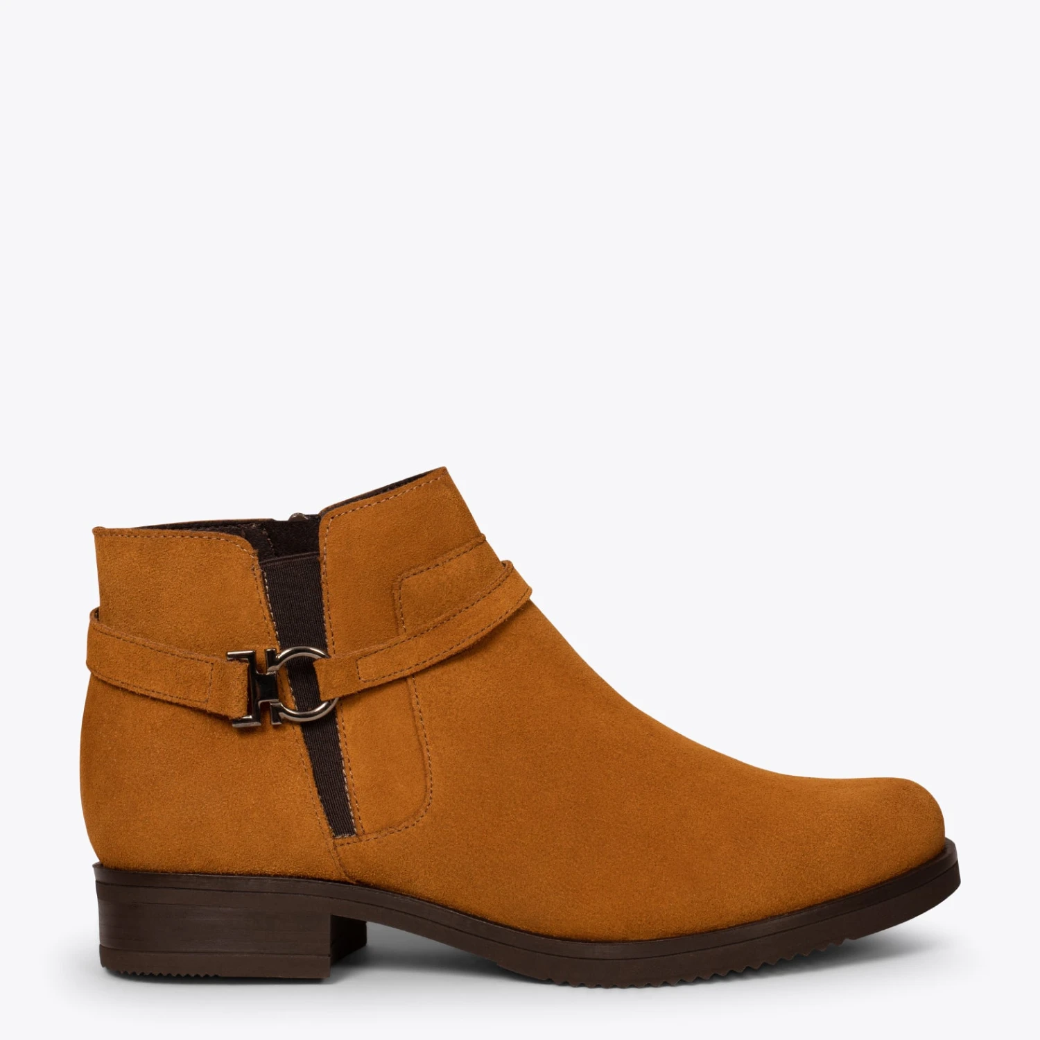 COUNTRY - Bottines Plates CAMEL