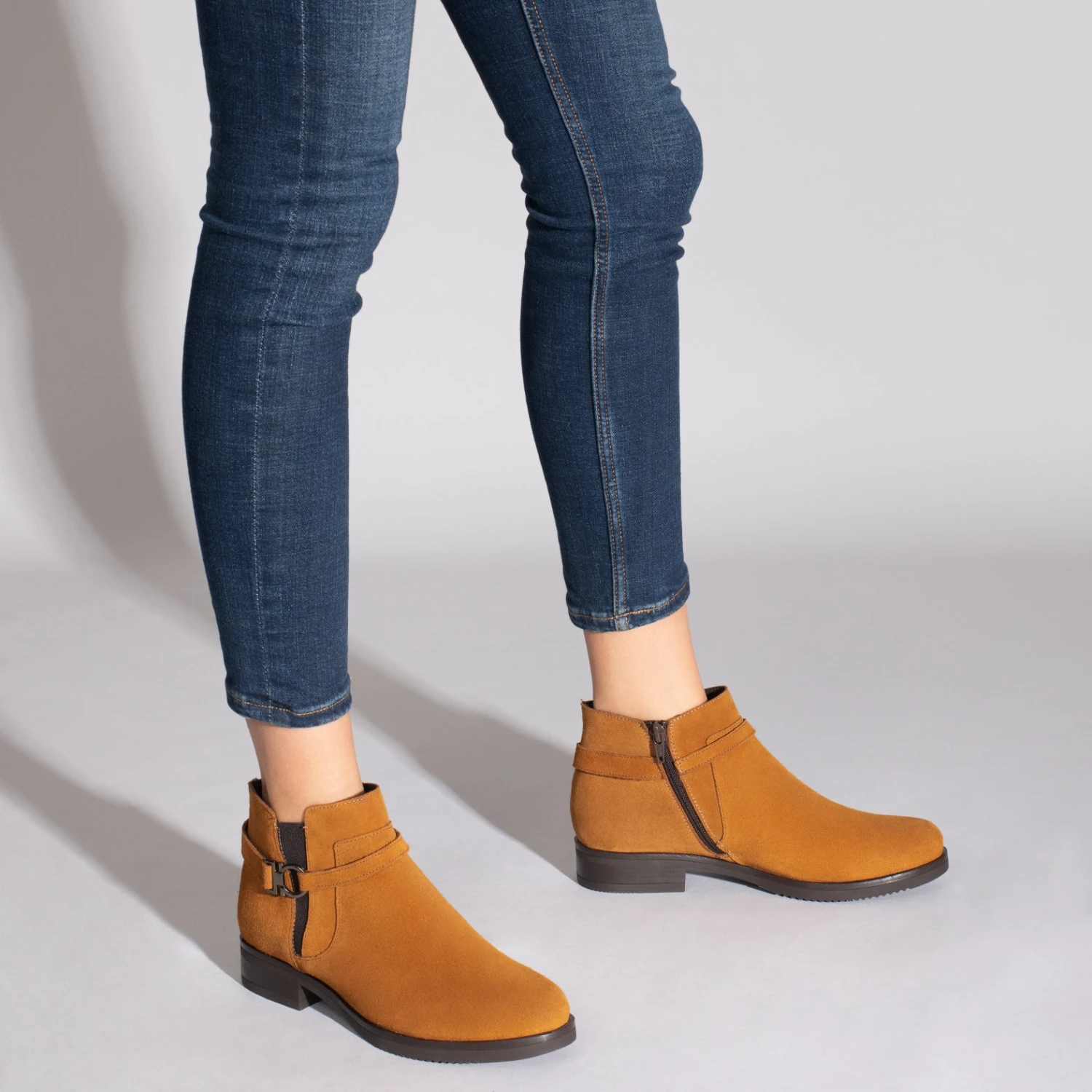 COUNTRY - Bottines Plates CAMEL – Image 6