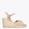 CONIL – Sandales Espadrilles Compensées TAUPE