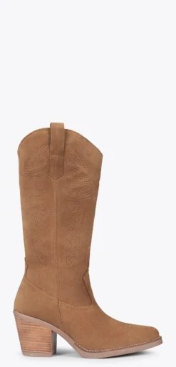 DALLAS – Bottes Cowboy Hautes TAUPE