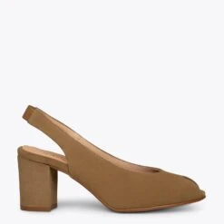 WOMAN - Chaussures Sans Talon Peep-toe TAUPE