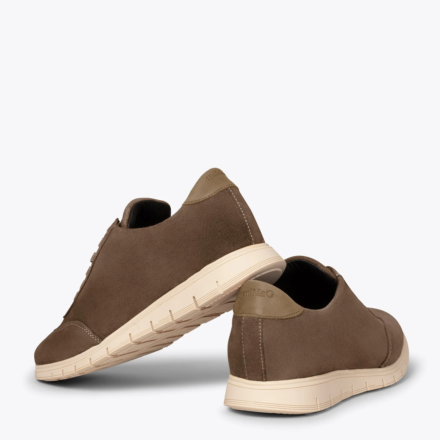 360Âș - Baskets Casual Pour Hommes TAUPE â Image 3