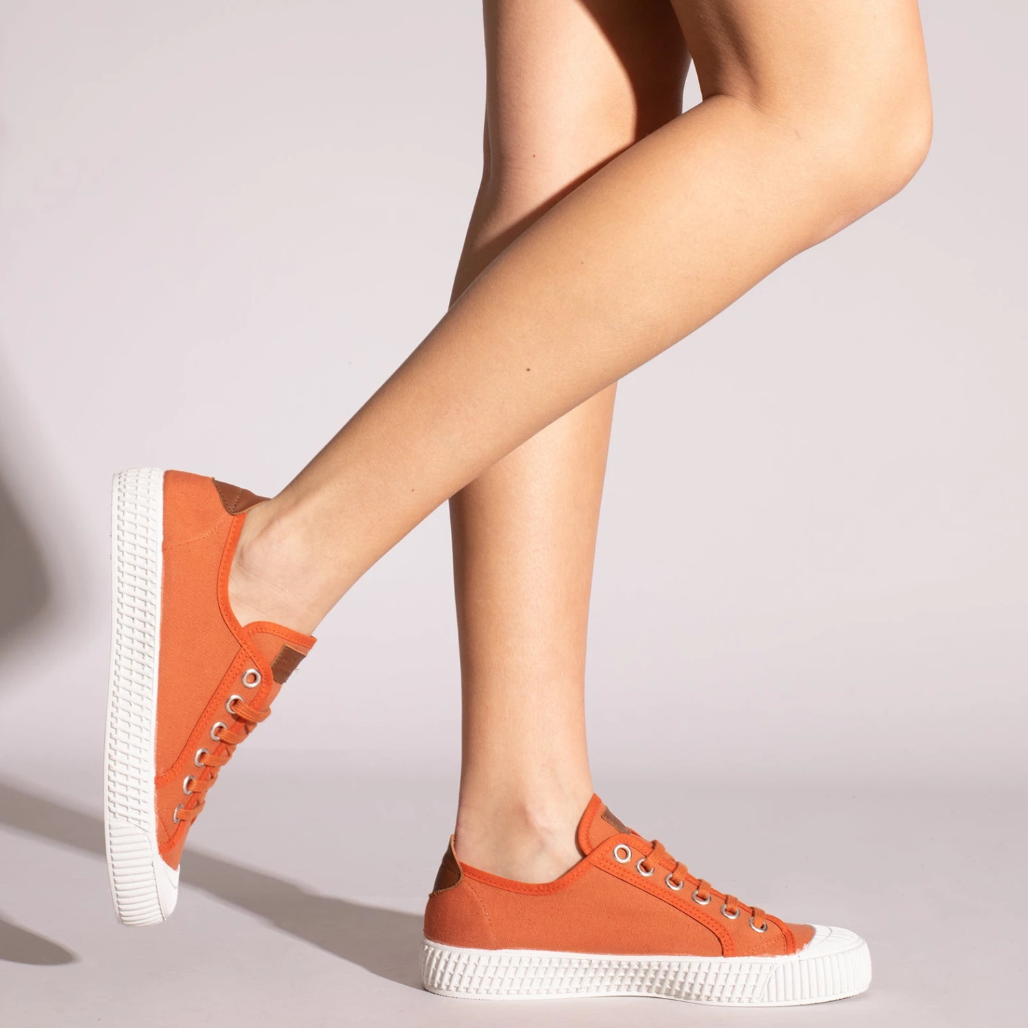 BASKET - Chaussures En Toile Pour Femme ORANGE – Image 7