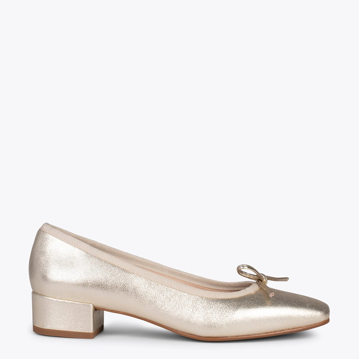 OPÉRA – Ballerines à Talon DORÉ