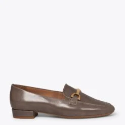 STYLE - Mocassins Pour Femme TAUPE