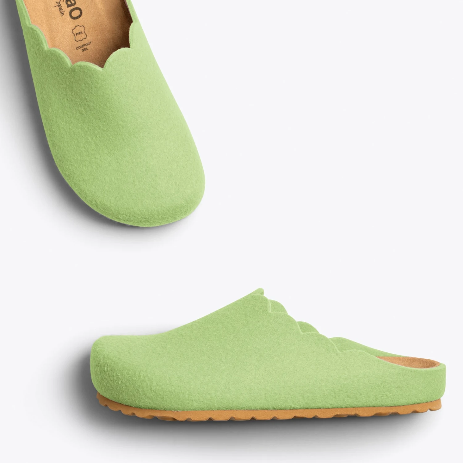 SWEET HOME – Pantoufles Pour Femme VERT – Image 2