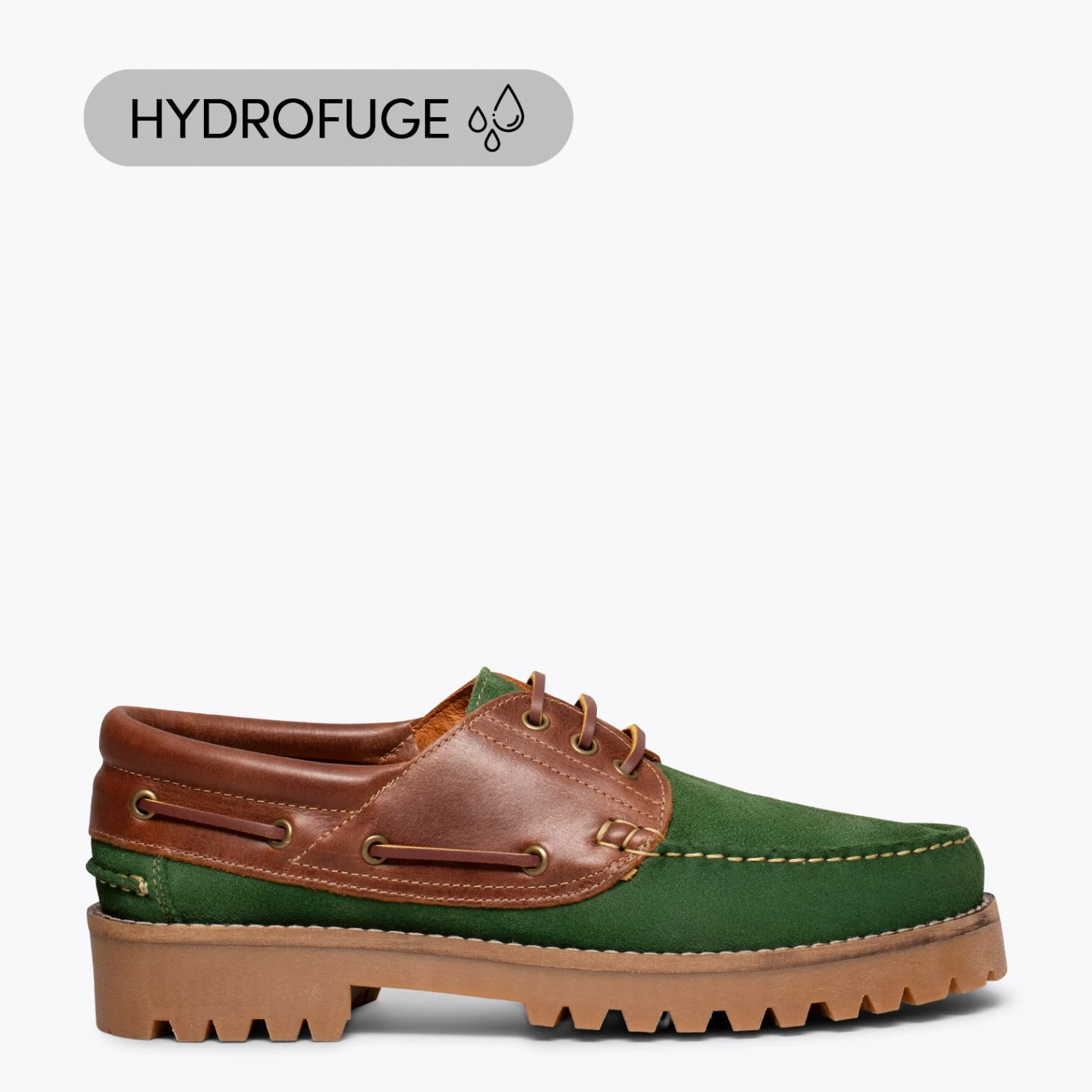 CHAUSSURE BATEAU - Mocassins Bateau Homme En Cuir VERT