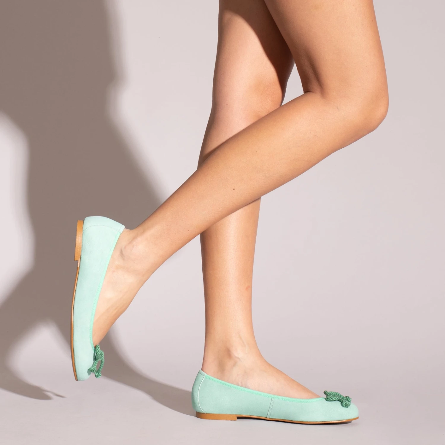 BALLET - Ballerine TURQUOISE Pour Femme Avec Nœud – Image 7