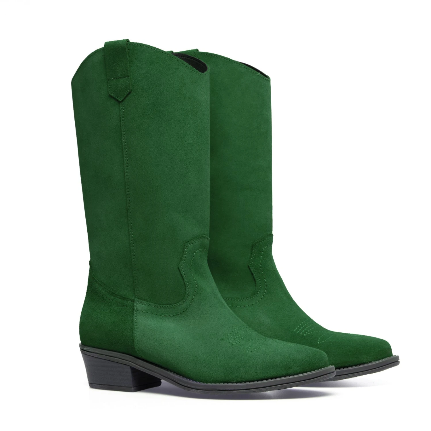 TEXANE - Bottes Cowboy Pour Femme VERT – Image 2