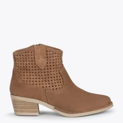 HOUSTON –Bottines Western TAUPE