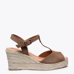 CÔTE - Sandale Espadrille MARRON
