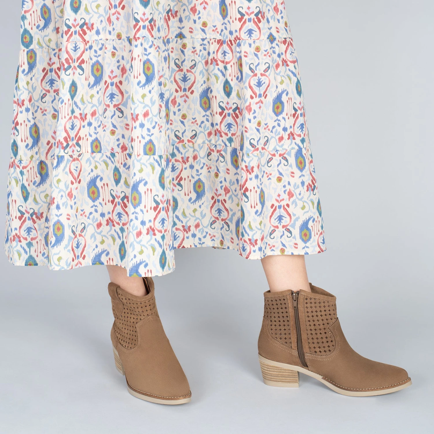 HOUSTON –Bottines Western TAUPE – Image 6