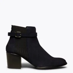 ÉLASTIQUE- Bottine BLEU MARINE Avec élastiques