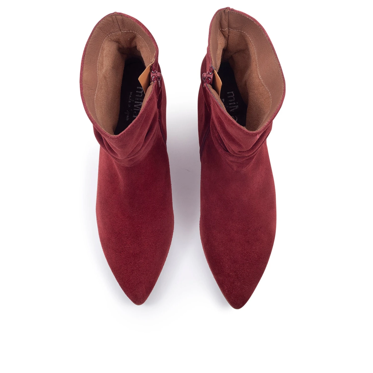 BOTTINES FASHION Femme à Talon BORDEAUX – Image 4