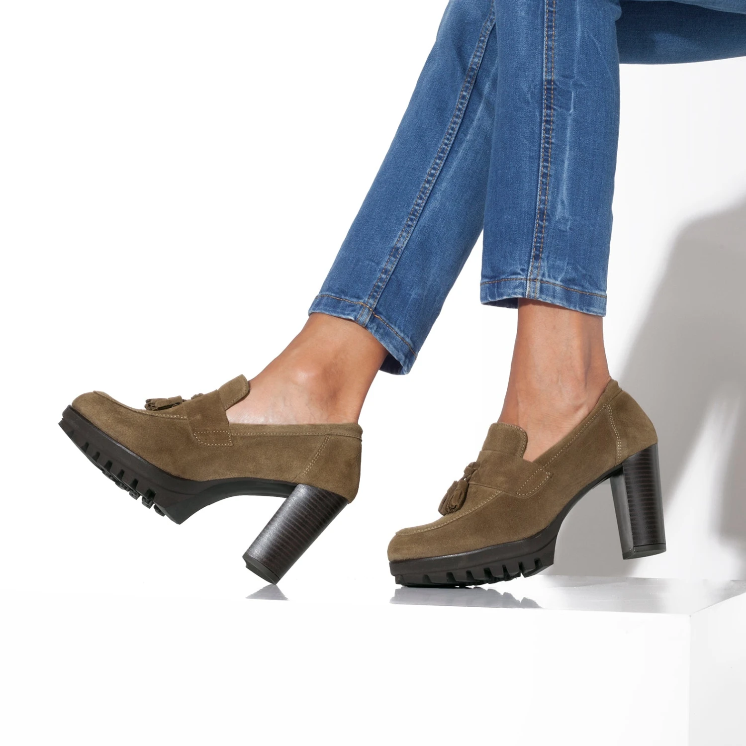 TREND - Chaussure à Franges VISON – Image 5