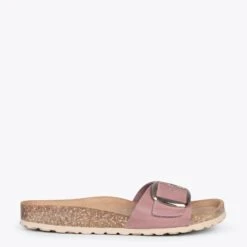 CLAVEL – Sandales Plates Pour Femme MAUVE