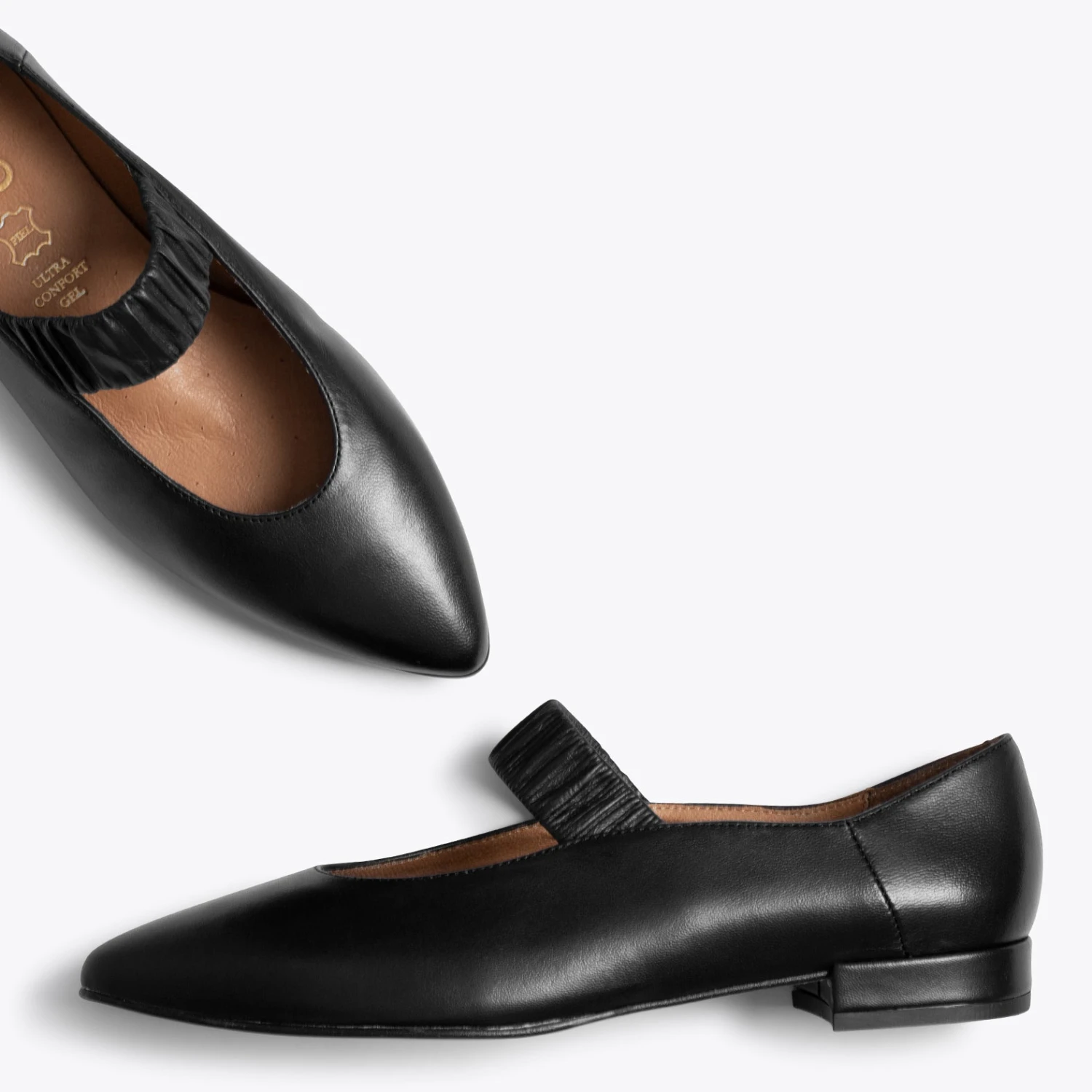 DANSE - Ballerines Avec Bride élastique NOIR – Image 2