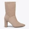 LYON – Bottine Mi-mollet BEIGE