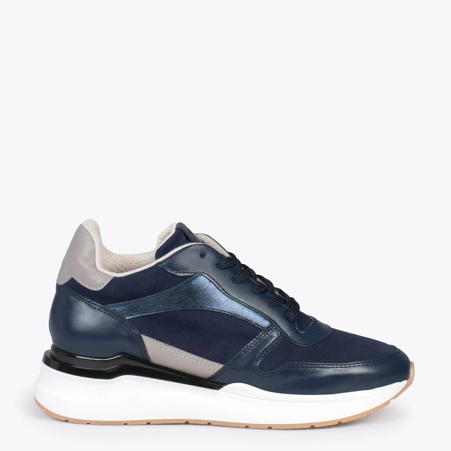 FREEDOM – Baskets à Semelle Amovible BLEU MARINE