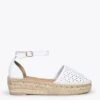 ALHAMBRA - Espadrilles à Plateforme BLANC